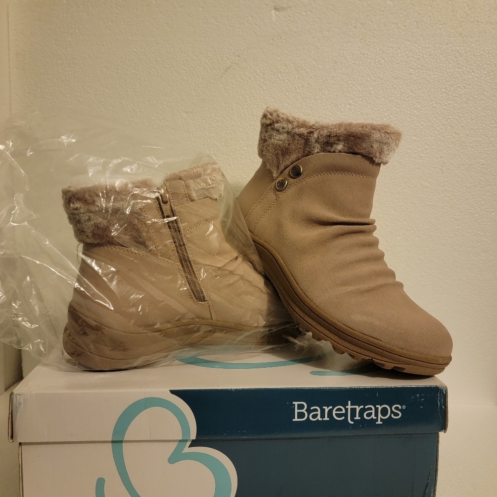 Baretraps Boots color taupe size 6